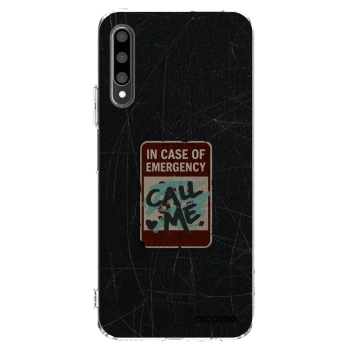 Picasee silikonski prozorni ovitek za Honor 9X Pro - EMERGENCY