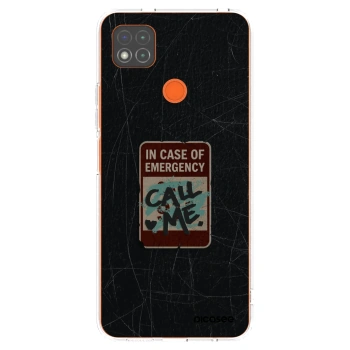 Picasee silikonski prozorni ovitek za Xiaomi Redmi 9C - EMERGENCY