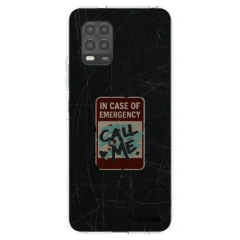 Picasee silikonski prozorni ovitek za Xiaomi Mi 10 Lite - EMERGENCY