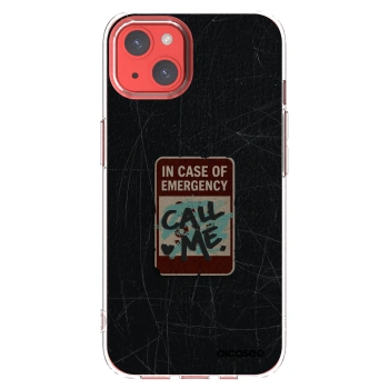 Picasee silikonski prozorni ovitek za Apple iPhone 13 - EMERGENCY
