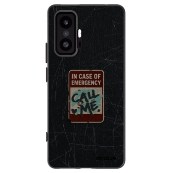 Picasee silikonski črni ovitek za Xiaomi 11T - EMERGENCY