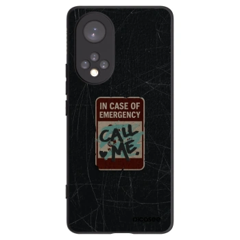 Picasee silikonski črni ovitek za Huawei Nova 9 - EMERGENCY