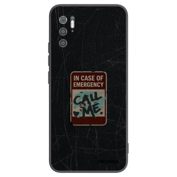 Picasee silikonski črni ovitek za Xiaomi Poco M3 Pro 5G - EMERGENCY