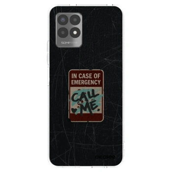 Picasee silikonski prozorni ovitek za Realme 8i - EMERGENCY