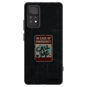 Picasee silikonski črni ovitek za Xiaomi Redmi Note 11 Pro 5G - EMERGENCY