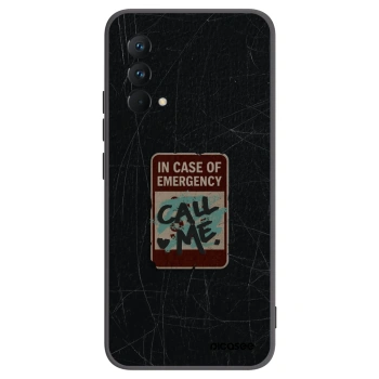 Picasee silikonski črni ovitek za Realme GT Master Edition 5G - EMERGENCY