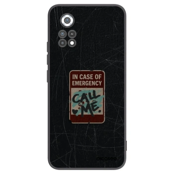 Picasee silikonski črni ovitek za Xiaomi Poco X4 Pro 5G - EMERGENCY