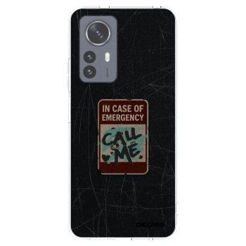 Picasee silikonski prozorni ovitek za Xiaomi 12 Pro - EMERGENCY