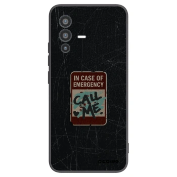 Picasee silikonski črni ovitek za Vivo V23 5G - EMERGENCY