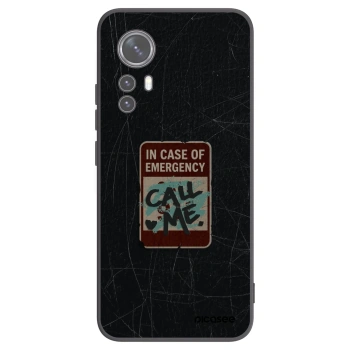 Picasee silikonski črni ovitek za Xiaomi 12X - EMERGENCY
