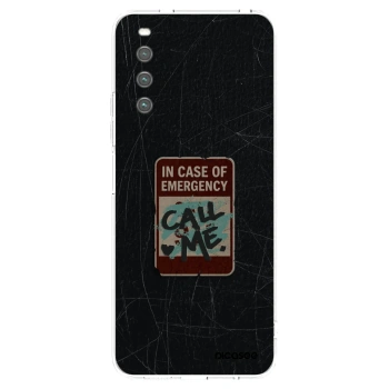 Picasee silikonski prozorni ovitek za Sony Xperia 10 IV 5G - EMERGENCY