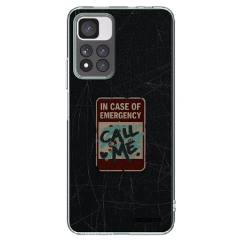 Picasee silikonski prozorni ovitek za Xiaomi Redmi Note 11 Pro+ 5G - EMERGENCY