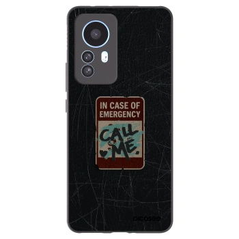 Picasee silikonski črni ovitek za Xiaomi 12T Pro - EMERGENCY