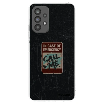 Picasee silikonski prozorni ovitek za Samsung Galaxy A73 5G - EMERGENCY