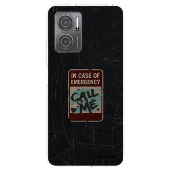 Picasee silikonski prozorni ovitek za Xiaomi Redmi 10 5G - EMERGENCY