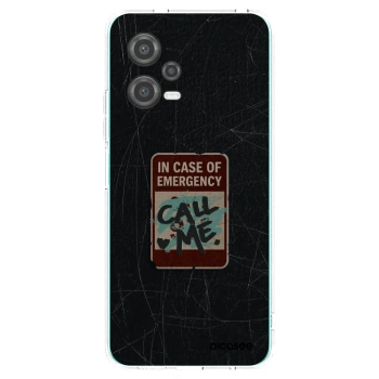 Picasee silikonski prozorni ovitek za Xiaomi Poco X5 - EMERGENCY