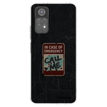 Picasee silikonski prozorni ovitek za Xiaomi Redmi Note 11S 5G - EMERGENCY