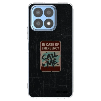 Picasee silikonski prozorni ovitek za Honor X8a - EMERGENCY