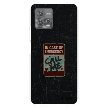 Picasee silikonski prozorni ovitek za Motorola Moto G72 - EMERGENCY