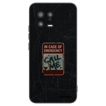 Picasee silikonski črni ovitek za Xiaomi 13 - EMERGENCY