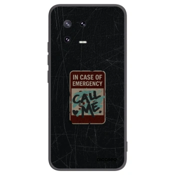 Picasee silikonski črni ovitek za Xiaomi 13 Pro - EMERGENCY