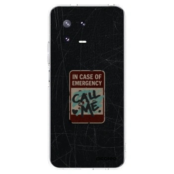 Picasee silikonski prozorni ovitek za Xiaomi 13 Pro - EMERGENCY