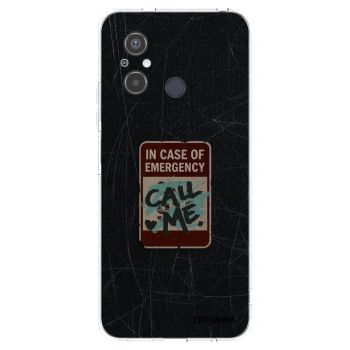 Picasee silikonski prozorni ovitek za Xiaomi Redmi 12C - EMERGENCY