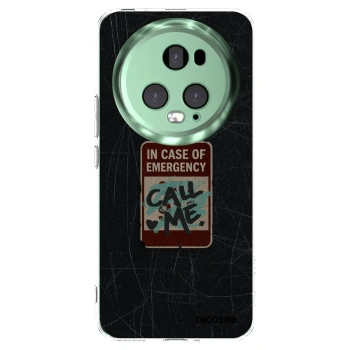 Picasee silikonski prozorni ovitek za Honor Magic5 Pro - EMERGENCY