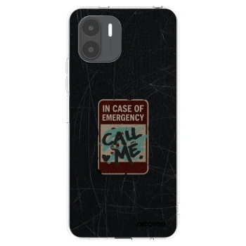 Picasee silikonski prozorni ovitek za Xiaomi Redmi A2 - EMERGENCY