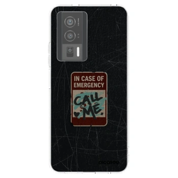 Picasee silikonski prozorni ovitek za Xiaomi Poco F5 Pro 5G - EMERGENCY