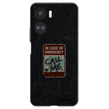 Picasee silikonski črni ovitek za Honor 90 Lite 5G - EMERGENCY