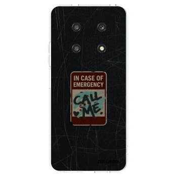 Picasee silikonski prozorni ovitek za Honor Magic4 Lite 5G - EMERGENCY