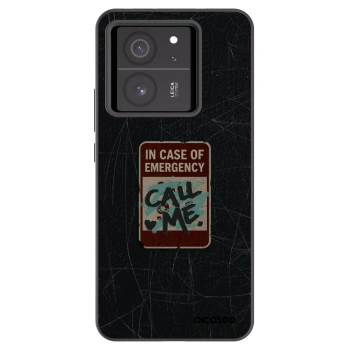 Picasee silikonski črni ovitek za Xiaomi 13T - EMERGENCY