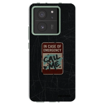 Picasee silikonski prozorni ovitek za Xiaomi 13T - EMERGENCY