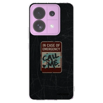 Picasee silikonski prozorni ovitek za Xiaomi Redmi Note 13 Pro 5G - EMERGENCY