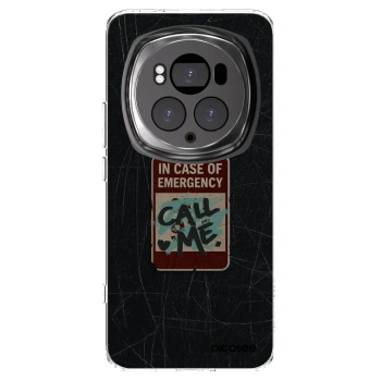 Picasee silikonski prozorni ovitek za Honor Magic6 Pro - EMERGENCY