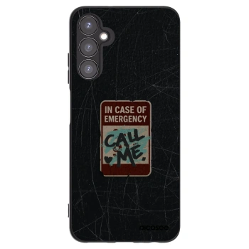 Picasee silikonski črni ovitek za Samsung Galaxy A05s A057G - EMERGENCY