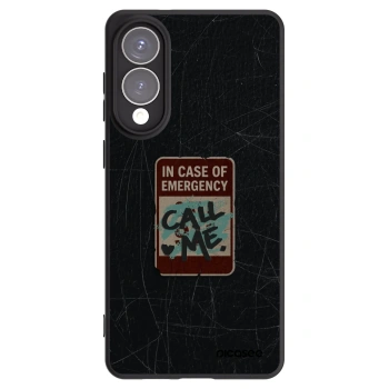Picasee silikonski črni ovitek za Samsung Galaxy S25 Edge 5G - EMERGENCY
