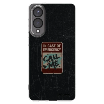 Picasee silikonski prozorni ovitek za Samsung Galaxy S25 Edge 5G - EMERGENCY