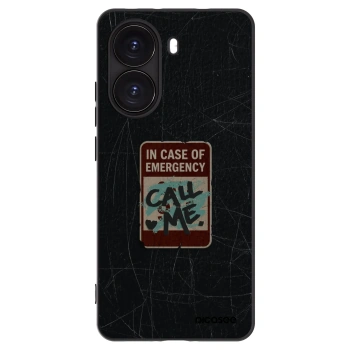 Picasee silikonski črni ovitek za Xiaomi Poco X7 Pro 5G - EMERGENCY
