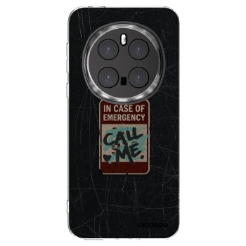 Picasee silikonski prozorni ovitek za Honor Magic7 Pro 5G - EMERGENCY