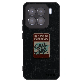 Picasee silikonski črni ovitek za Xiaomi 15 - EMERGENCY