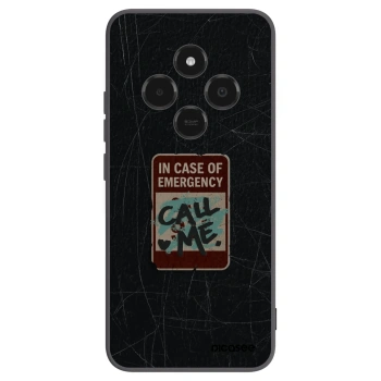 Picasee silikonski črni ovitek za Xiaomi Poco C75 - EMERGENCY