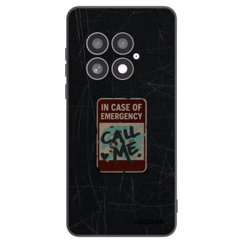 Picasee silikonski črni ovitek za OnePlus 13 5G - EMERGENCY
