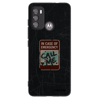 Picasee silikonski črni ovitek za Motorola Edge 60 5G - EMERGENCY