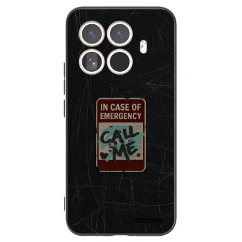 Picasee silikonski črni ovitek za Xiaomi 15T Pro - EMERGENCY