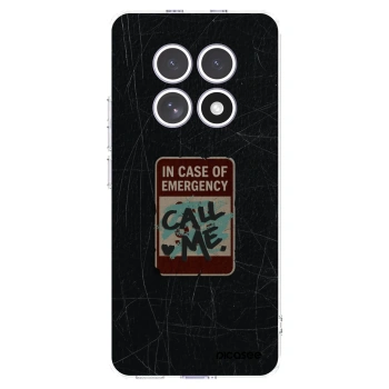 Picasee silikonski prozorni ovitek za Xiaomi Redmi Note 15 - EMERGENCY