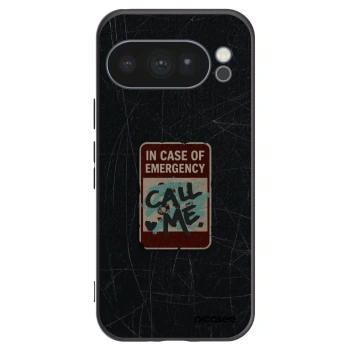 Picasee silikonski črni ovitek za Google Pixel 10 Pro - EMERGENCY