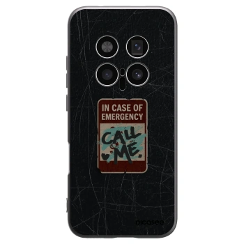 Picasee silikonski črni ovitek za Honor Magic8 Pro 5G - EMERGENCY