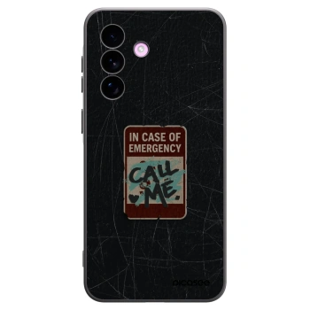 Picasee silikonski črni ovitek za Samsung Galaxy A57 5G - EMERGENCY